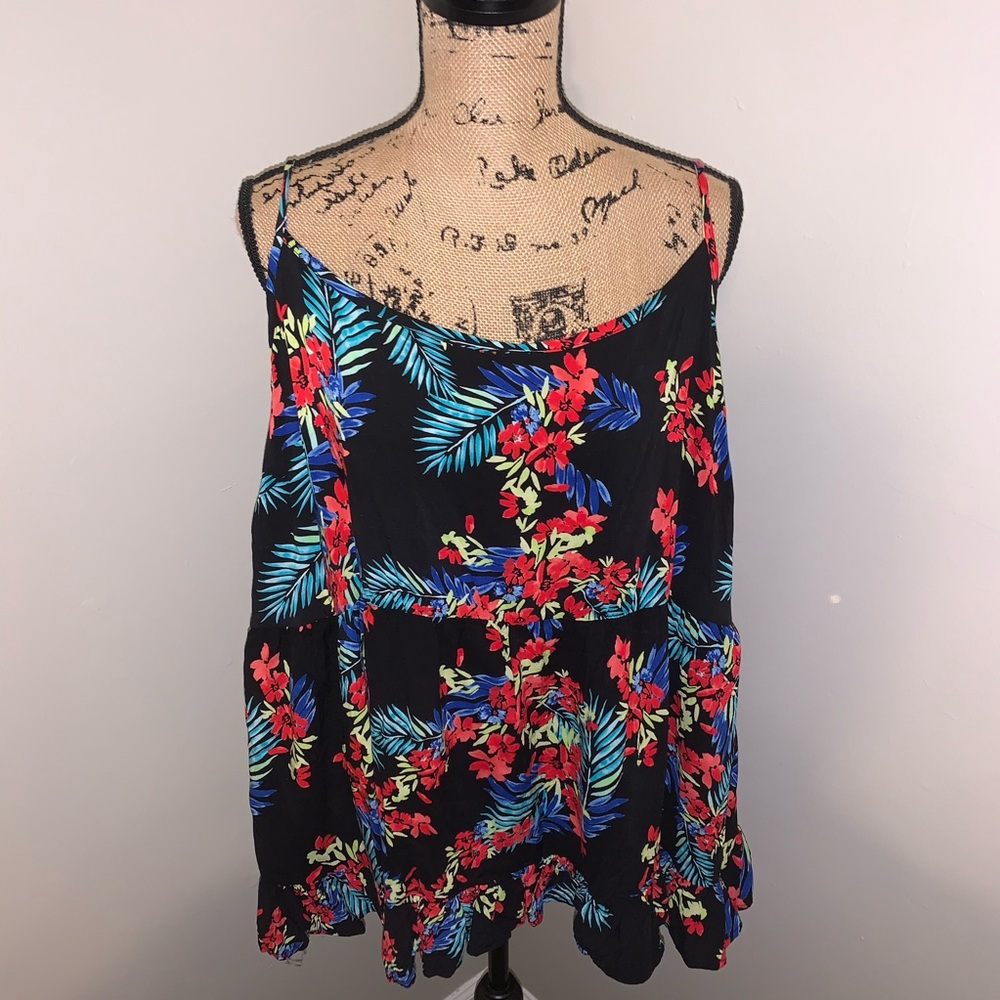 Gently Used Torrid Hawaiian Blouse